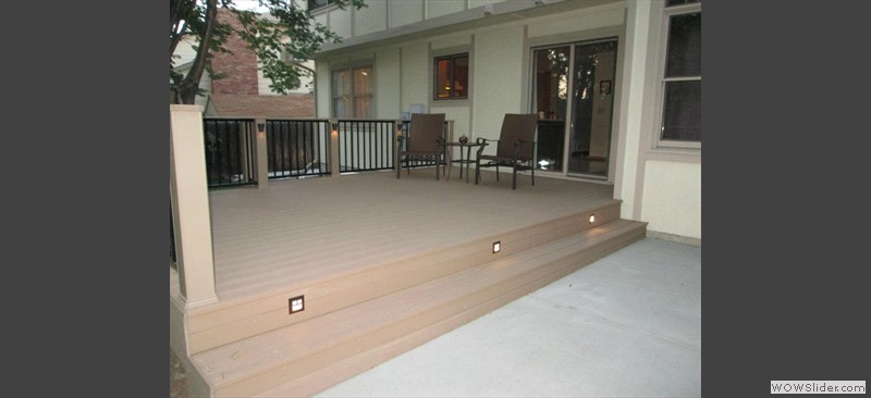 Composite Deck with Lighting